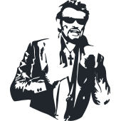 Sticker Johnny Hallyday 2