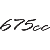 Sticker Triumph 675cc