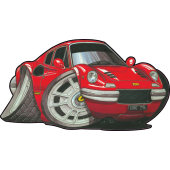 Autocollant 726-Ferrari-Dino