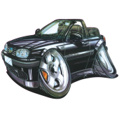 Autocollant 751-Golf Cabrio