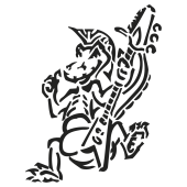 Sticker crocrodile