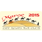 Autocollant 4x4 Off Road Maroc 2015