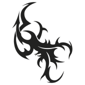 sticker scorpion tribal