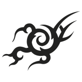sticker scorpion tribal