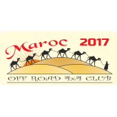 Autocollant 4x4 Off Road Maroc 2017 1