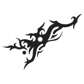 sticker scorpion tribal
