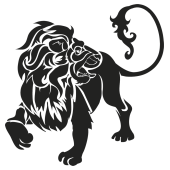 Sticker Signe du Zodiaque Lion