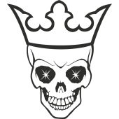 Sticker Tête de Mort 13