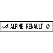 Autocollant Alpine Renault Retro 2