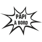 Sticker Humour Papi