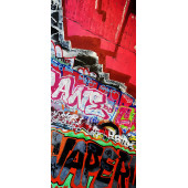 Sticker Porte Graffiti Sur Un Mur