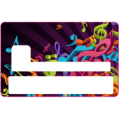 Sticker CB Abstrait - Skin pour Carte Bancaire 6