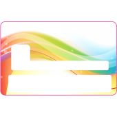 Sticker CB Abstrait - Skin pour Carte Bancaire 11