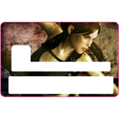 Sticker CB Lara Croft - Skin pour Carte Bancaire