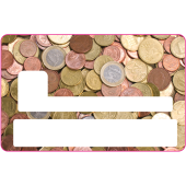 Sticker CB Monnaie - Skin pour Carte Bancaire