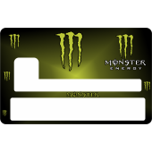 Sticker Cb Monster Energy - Skin Pour Carte Bancaire