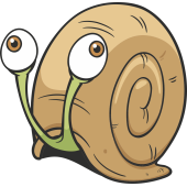Autocollant Enfant Escargot Coquille