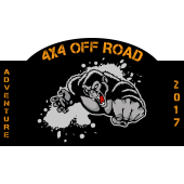 Autocollant 4x4 Off Road Adventure 2017 1
