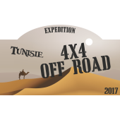 Autocollant 4x4 Off Road Désert Tunisie 2017