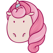 Autocollant Licorne Simple
