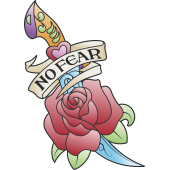 Autocollant Vintage No Fear