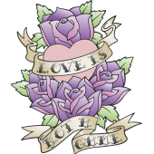 Autocollant Vintage Love Is Not A Game