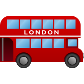 Autocollant Londres Bus