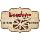 Autocollant Londres Timbre Vintage 4