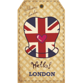 Autocollant Londres Timbre Vintage 10