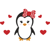 Autocollant Pingouin Cur 2