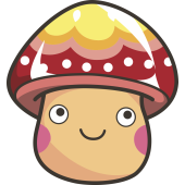 Autocollant Champignon 1