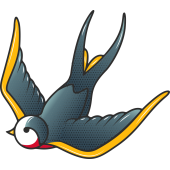 Autocollant Hirondelle 3