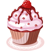 Autocollant Cup Cake 6