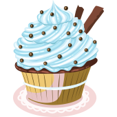 Autocollant Cup Cake 8
