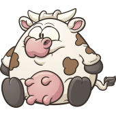 Autocollant Vache Grosse