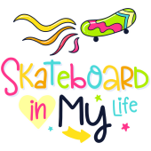 Autocollant Skateboard In My Life