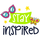 Autocollant Stay Inspired