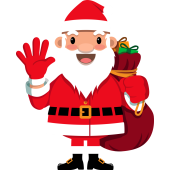 Autocollant Père Noël 2