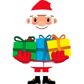 Autocollant Père Noël 3