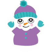 Autocollant Noël Bonhomme De Neige 1