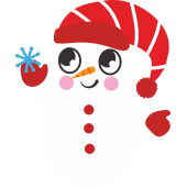 Autocollant Noël Bonhomme De Neige 5