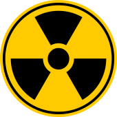 Autocollant Panneau Radiation