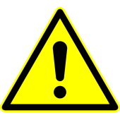 Autocollant Panneau Danger