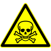 Autocollant Panneau Danger Mort