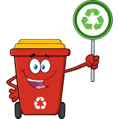 Autocollant Poubelle Respect Environnement Et Recyclage Stop Invicilités 4