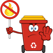 Autocollant Poubelle Respect Environnement Et Recyclage Stop Invicilités 5