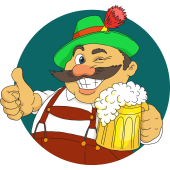 Autocollant Homme Irish Bière