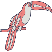 Autocollant Oiseau 1