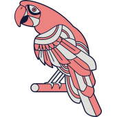 Autocollant Perroquet Oiseau
