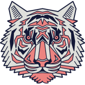 Autocollant Tigre 3
